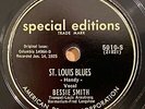 78 rpm Bessie Smith-St. Louis Blues Special Editions 5010 Louis Armstrong in E