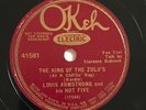 78 RPM  JAZZ  OKeh 41581: Louis Armstrong Hot Five - King of the Zulus