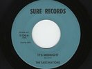 '60 R&R/White DooWop/Teen FASCINATIONS It's Midnight/Doom-Bada-Doom SURE M- HEAR