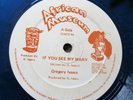GREGORY ISSACS If You See My Mary -  African Music UK 1979 Blue Vinyl 12