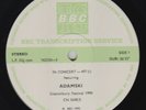 ADAMSKI / HAPPY MONDAYS - In Concert 497 -1990-BBC Transcription Disc