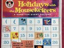 Walt Disney Holidays w/ the Mouseketeers Mickey Mouse Club MM-22 1958 12” Record