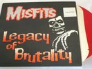 Misfits Legacy Of Brutality Red Translucent Vinyl Record LP USA 1986 Only 500