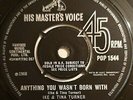 IKE & TINA TURNER - Original UK 45 - ANYTHING YOU WASN'T BORN WITH