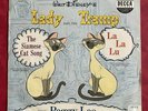 Walt Disney Lady and the Tramp Siamese Cat Song La La Lu 7” Record Peggy Lee