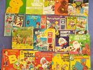 Set of (18) children's 45 RPM records (Book and Record, Disneyland, Peter Pan)