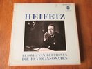 Beethoven - The 10 Violin Sonatas / Heifetz / Bay / RCA LM 6707 Mono Ed1 5LP NM