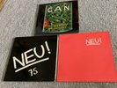 3 classic German Records CAN Ege bamyasi + Nue 75 + Neu  first press.