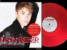 JUSTIN BIEBER Under The Mistletoe LP on RED GLITTER VINYL New SEALED Christmas