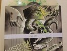 WISDOM IN CHAINS THE MISSING LINKS LP CLEAR W/GREEN SPLATTER #D 250 PA HC KRUTCH