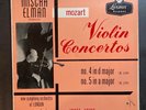 MOZART violin concertos MISCHA ELMAN early London label  NO. 4 & 5 IN D MAJOR