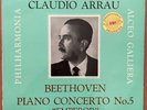 Claudio Arrau  Beethoven Emperor Concerto  EMI Columbia SAX 2297 Blue/Silver
