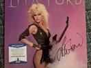 Lita Ford Signed Out for Blood Vinyl BAS Authentication Beckett
