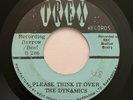 THE DYNAMICS - Please Think It Over / KILLER DEEP SOUL BARBADOS Island TREX