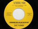 SOUL PUSHERS Sweet/No Soul 45rpm With A Broken Heart/Sunshine On A Blue Day HEAR