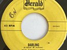 THE DEBONAIRES Darling/Whispering Blues HERALD H 509 RARE Doo Wop 45 1957 VG