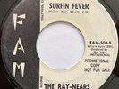 RAY-NEARS Surfin Fever/Hang Ten MOD SURF R&B SOUL DJ 45 hear