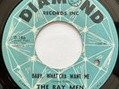 RAY MEN Baby What Cha Want Me/Walkin Down the Street GARAGE BLUES ROCKER 45 hear