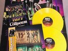 Kiss vinyl LP  The Coliseum , rare double lps (yellow ) + 20 pages book +poster