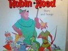 Walt Disney's Robin Hood Story And Songs Album LP Vinyl Record 