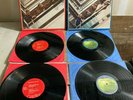 4 Vinyl LPs The Beatles‎ 1962-1966 Red Album & Blue 1967-1970