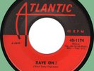 SONNY WEST Rave On  / Call on Cupid 45rpm Atlantic 1958 original version RAB
