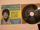Patsy Cline 45 Leavin' On Your Mind ED 2757 Decca Records 7 Inch EP + PS EXC-NM