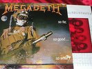 MEGADETH So Far So Good So What LP ORIGINAL 1988 METAL RARE