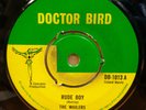 THE WAILERS RUDE BOY / RINGOS THEME OG UK DOCTOR BIRD 7
