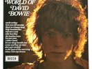 THE WORLD OF DAVID BOWIE rare CURLY HAIR sleeve Decca SPA 58 LP nice EX