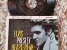 Elvis Presley Heartbreak Hotel Usa Ep Mispress Cover 7 Inch