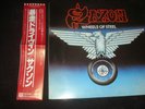 SAXON WHEELS OF STEEL P-10870G  Japan OBD LP 1980 NM / NM Visual Grade       399