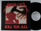 METALLICA Kill 'Em All MEGAFORCE LP VG+ 1st pressing d