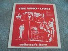 The Who - The Who Live Collector's Item 1972 USA LP WCF NOT TMOQ