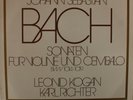 BACH Violin & Harpsichord Sonatas Leonid Kogan Richter Eurodisc grey label 2 LP