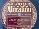 Rare 78rpm record, E, MICHAEL COLEMAN: The Boys at the Lough, Vocalion M-1064