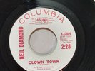 RARE Neil Diamond 1st 45 RPM Clown Town / At Night Columbia 42809 1963 WLP