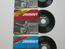RARE LES  TROIS 45 T EP SIXTIES JOHNNY HALLYDAY  LES ROCKS LES PLUS TERRIBLES