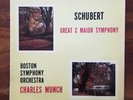VINYL SCHUBERT SB-2085 Great C Major Symphony MUNCH LIVING STEREO RCA UK LP EX