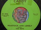 HEAR Dots 45 Good Luck To You / Heartsick & Lonely CADDY 111 doo wop R&B EX