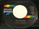 Ann Sexton: You Got To Use What You Got / I'm His Wife (You're Just A) 45 - Soul
