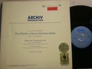 Archiv 198 186 RED FOURNIER JS BACH Suites #1 & 2 for Cello Solo 1961 NM