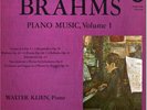 3LP WALTER KLIEN Piano BRAHMS Sonata Rhapsodies Waltzes Ballades VOX SVBX-5430