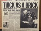 Jethro Tull - Thick As A Brick Vinyl LP - Chrysalis CHR 1003 1972 EXCELLENT