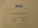 LP - Bach - Mainardi - Suiten Für Violoncello Solo - Archiv 14044 APM