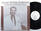 DAVID WILSON ROBERSON Stand Up And Praise GEM LP VG+ modern soul gospel HEAR a