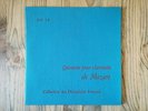 Discophiles Francais DF76 - Mozart -Quintette pour Clarinette- QUATUOR VEGH NM-