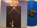 Elvis Presley Blue Vinyl Lp Moody Blue On Rca - Vg++ To Nm / Vg+ (Saw Cut)