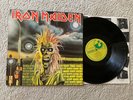 Iron Maiden S/T LP Harvest Label w/ Sanctuary Song Original 1980 Pressing NWOBHM