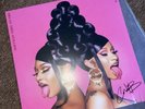 Cardi B & Megan Thee Stallion Wap Pink Vinyl Signed By Cardi B